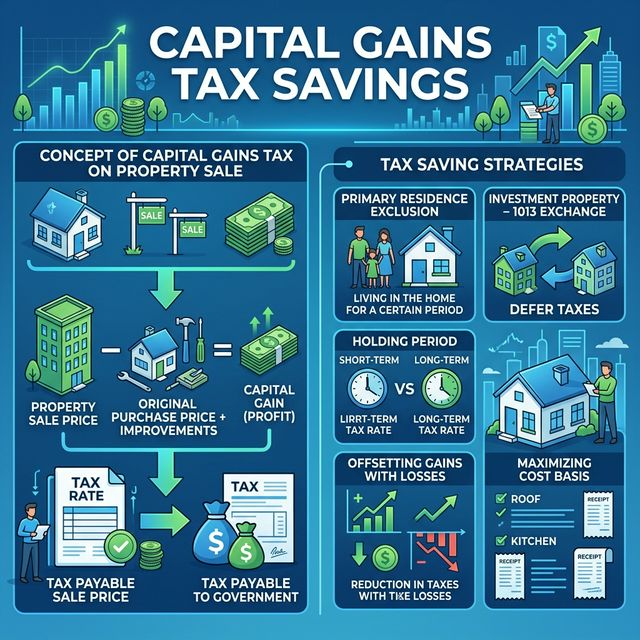 Capital Gains on Property Sale – How to Save Tax